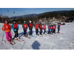 Jak se sedmáci učili lyžovat