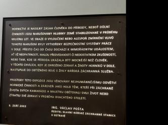 O vznik muzea se zasloužil Ing. V. Pošta